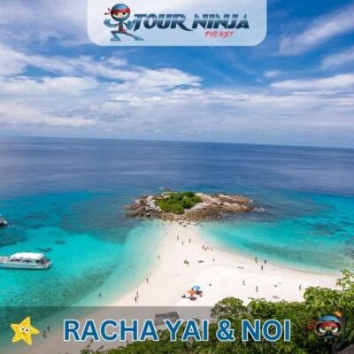 racha noi with its beautiful white sandy beaches and surrounded with its turquoise blue clear sea