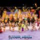 phuket fantasea cultural art theatre show with eight elephants on stage and multiple performers and dancers