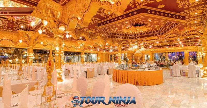 phuket-fantasea-gala-dinner-show-2 phuket fantasea buffet restaurant the golden kinnaree ready to welcome the guest for the evening gala dinner