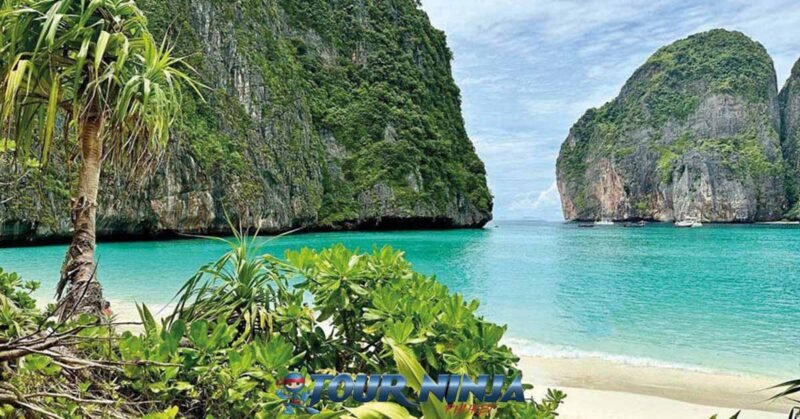 snorkeling-tours-maya-bay snorkeling tour visiting phi phi islands and enjoying the view of the beautiful maya bay