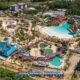 andamanda phuket water park seen from above with all its colorful sliders it is truly amazing